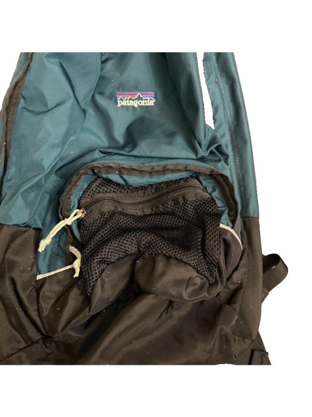 Vintage Patagonia Backpack Trail Hiking Camp Teal Blue Black Style 48420 - Picture 3 of 7